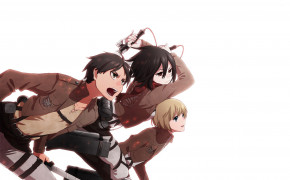 Mikasa And Eren Background Wallpaper 24543