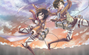 Mikasa And Eren High Definition Wallpaper 24551
