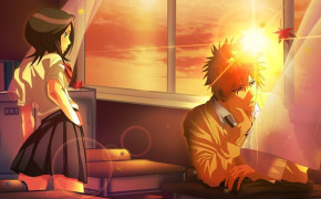 Ichigo And Rukia HD Wallpaper 24400