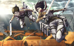 Mikasa And Eren Desktop Wallpaper 24546