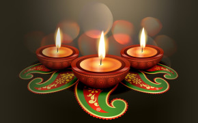 Diwali Candles HQ Background Wallpaper 25218