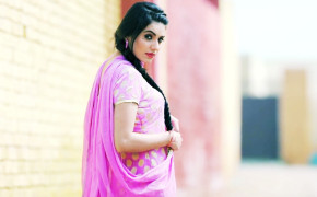 Ginni Kapoor In Pink Punjabi Suit Wallpaper 02621