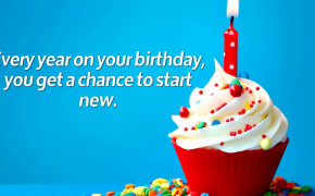 Start New On Your Birthday Quotes Wallpaper 00307