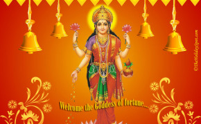 Lakshmi Mata Diwali Background Wallpaper 25463