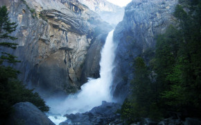 Yosemite Falls HQ Background Wallpaper 26023
