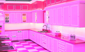 Barbie House Background Wallpaper 26098