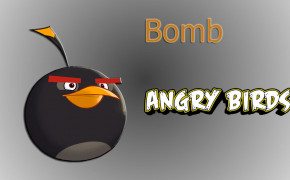 Angry Birds Bomb Background Wallpaper 26028