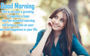 Beautiful Good Morning Message Wallpaper 26780
