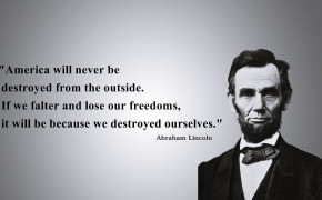 Abraham Lincoln Freedom Quotes Wallpaper 00164