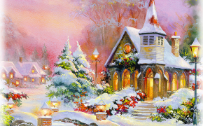 Christmas Church High Definition Wallpaper 26148