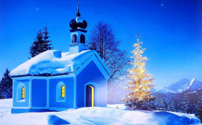 Christmas Church HD Desktop Wallpaper 26145