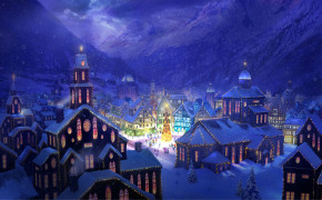 Christmas Scenery High Definition Wallpaper 26159