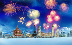 Christmas New Year Crackers HD Desktop Wallpaper 27174