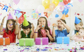 Children New Year Party Widescreen Wallpapers 27170