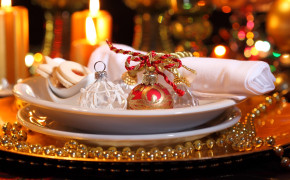 New Year Table Decoration Widescreen Wallpapers 27317