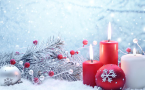 New Year Candles Background Wallpaper 27286