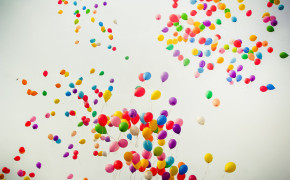 New Year Balloons Background Wallpapers 27248