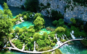 Plitvice Lakes National Park Croatia HD Desktop Wallpaper 27355