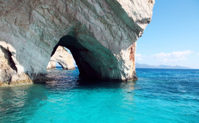 Blue Caves Zakynthos Island Greece HD Desktop Wallpaper 27153