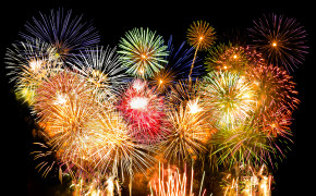 Fireworks New Year Background Wallpaper 27189