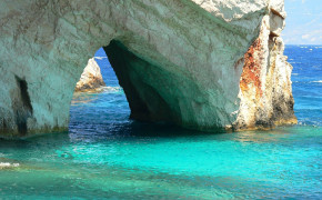 Blue Caves Zakynthos Island Greece Widescreen Wallpapers 27156