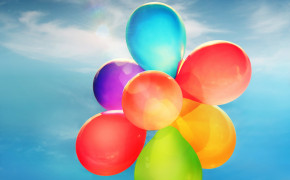 New Year Balloons Widescreen Wallpapers 27260
