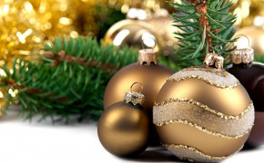 New Year Bell Ball Decorations HD Background Wallpaper 27276