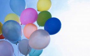 New Year Balloons HD Background Wallpaper 27251