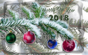 Christmas And 2018 Happy New Year Wallpaper 27517