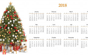 Christmas Tree 2018 Calendar Wallpaper 27520