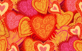 Pattern Love Heart Wallpaper 27564