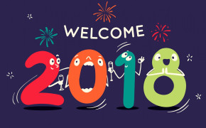 Funny Welcome 2018 Happy New Year Wallpaper 27536