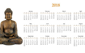 Bhudha 2018 Calendar Wallpaper 27507