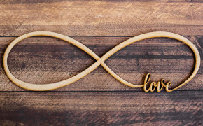 Infinite Love Wood Symbol Wallpaper 27556
