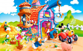 Disney Mickey Mouse House Wallpaper