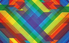 Colorful Polygon Geometry Wallpaper