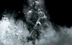 Army Soldier With Gun Wallpaper