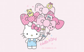Hello Kitty Balloons Wallpaper