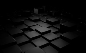 Black Square Abstract Background Wallpaper