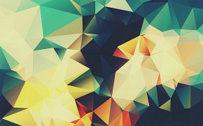 Geometry Colorful Polygon Pattern Background Wallpaper