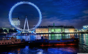 London Eye Ferris Wheel In London Wallpaper