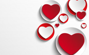Love Heart Different Shape Wallpaper