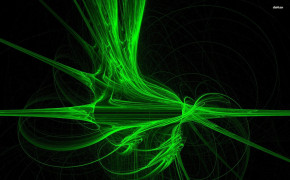 Lime Abstract Art Black Background Wallpaper 28297