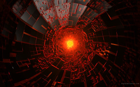 Red Abstract Explosion Wallpaper 28440