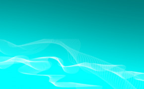 Light Wave Teal Abstract Wallpaper 28495