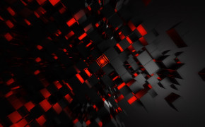 Red Abstract Square Wallpaper 28442
