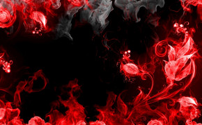 Flowers Red Abstract Wallpaper 28436