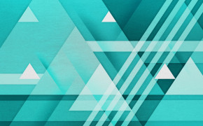 Triangle Teal Abstract Wallpaper 28509