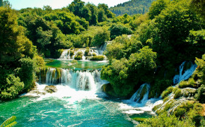 Waterfall Slapovi Krke National Park Wallpaper 28489