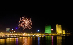 Fireworks Marine Drive Mumbai Wallpaper 28323